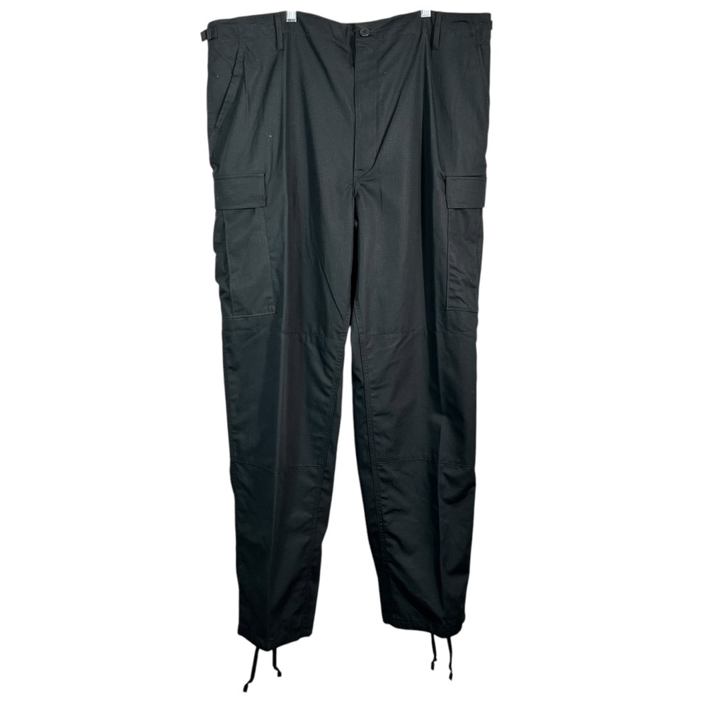 Propper Black Cargo Straight Leg Uniform BDU Ripstop Trouser Pants Reinforced